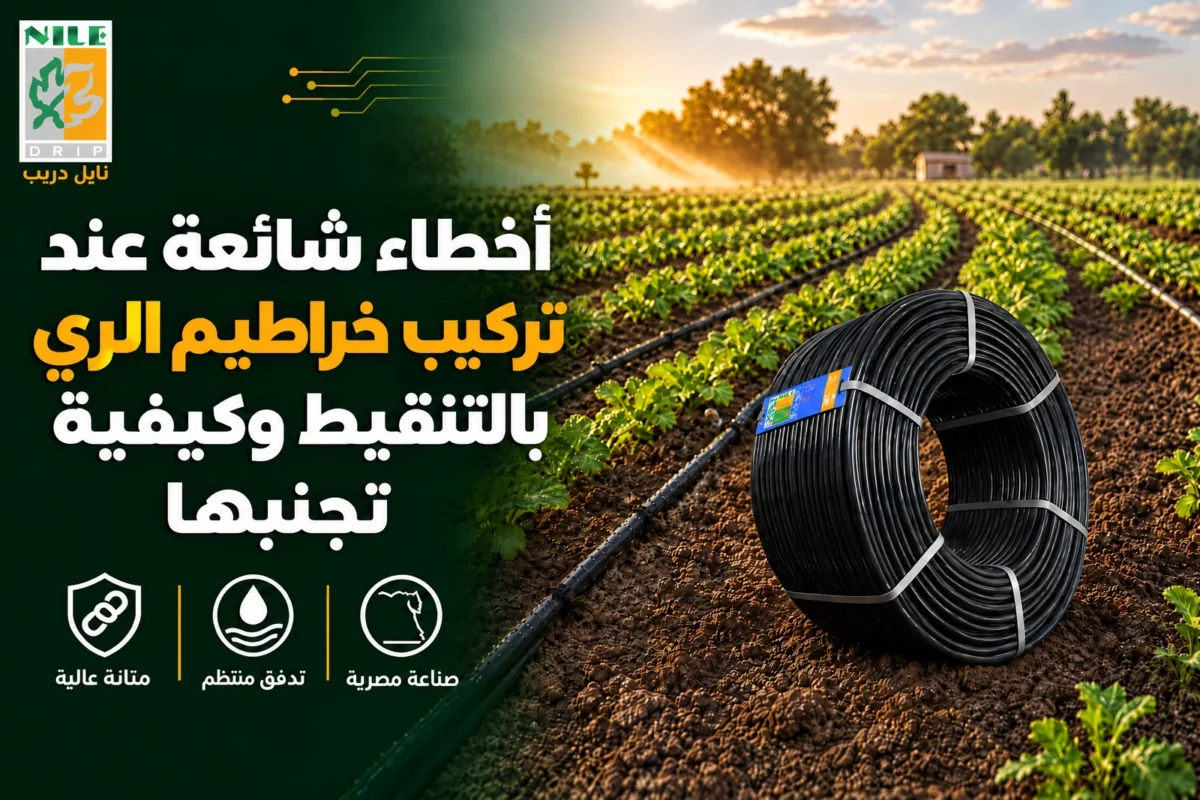 تركيب خراطيم الري