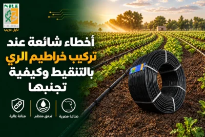 تركيب خراطيم الري